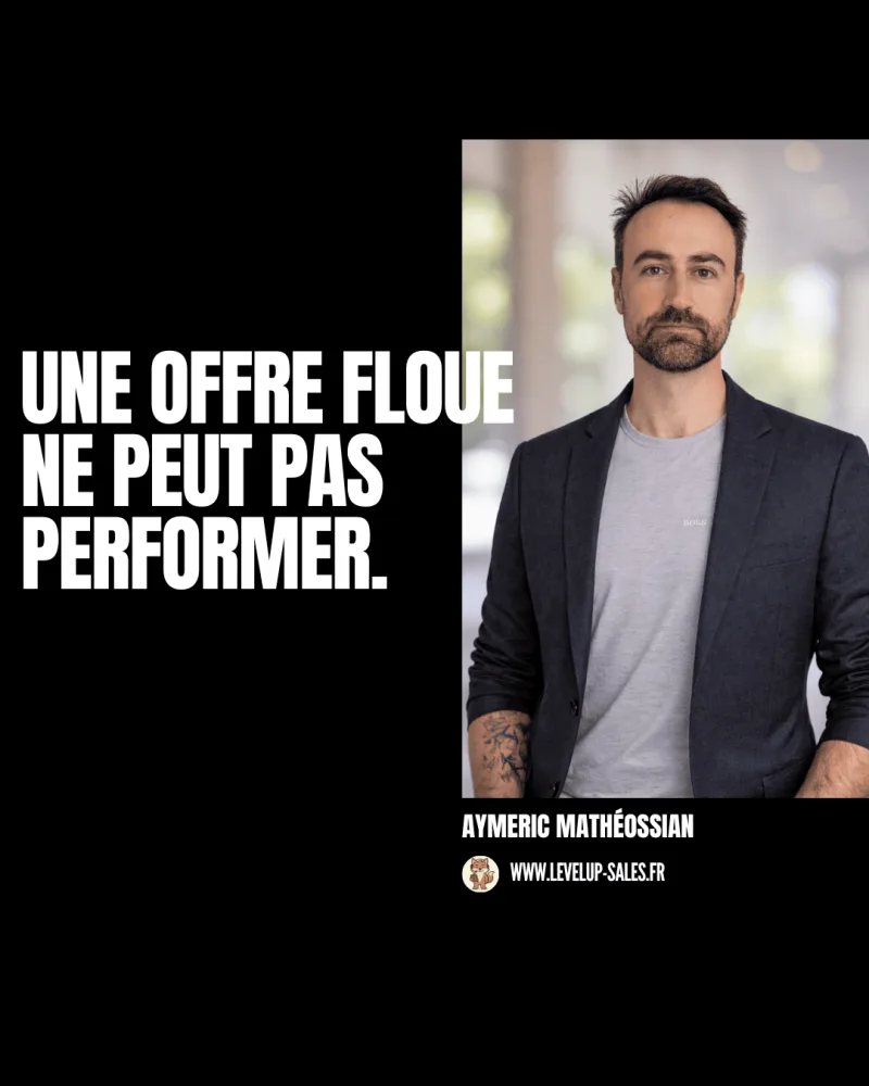 Une offre floue ne peut pas performer en prospection B2B